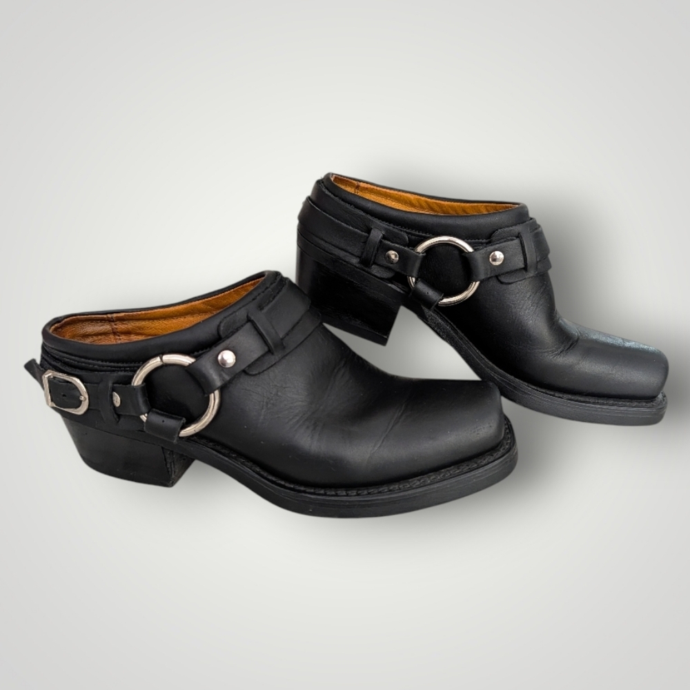 Frye Belted Harness Mules - Picture 13 of 14